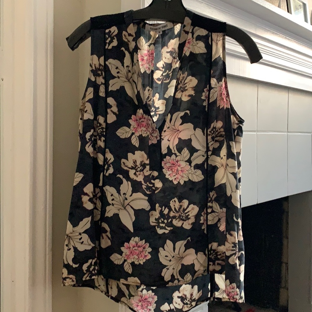 Elizabeth and James silk sleeveless top